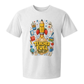 Coffee Teach Repeat Teacher T-Shirt