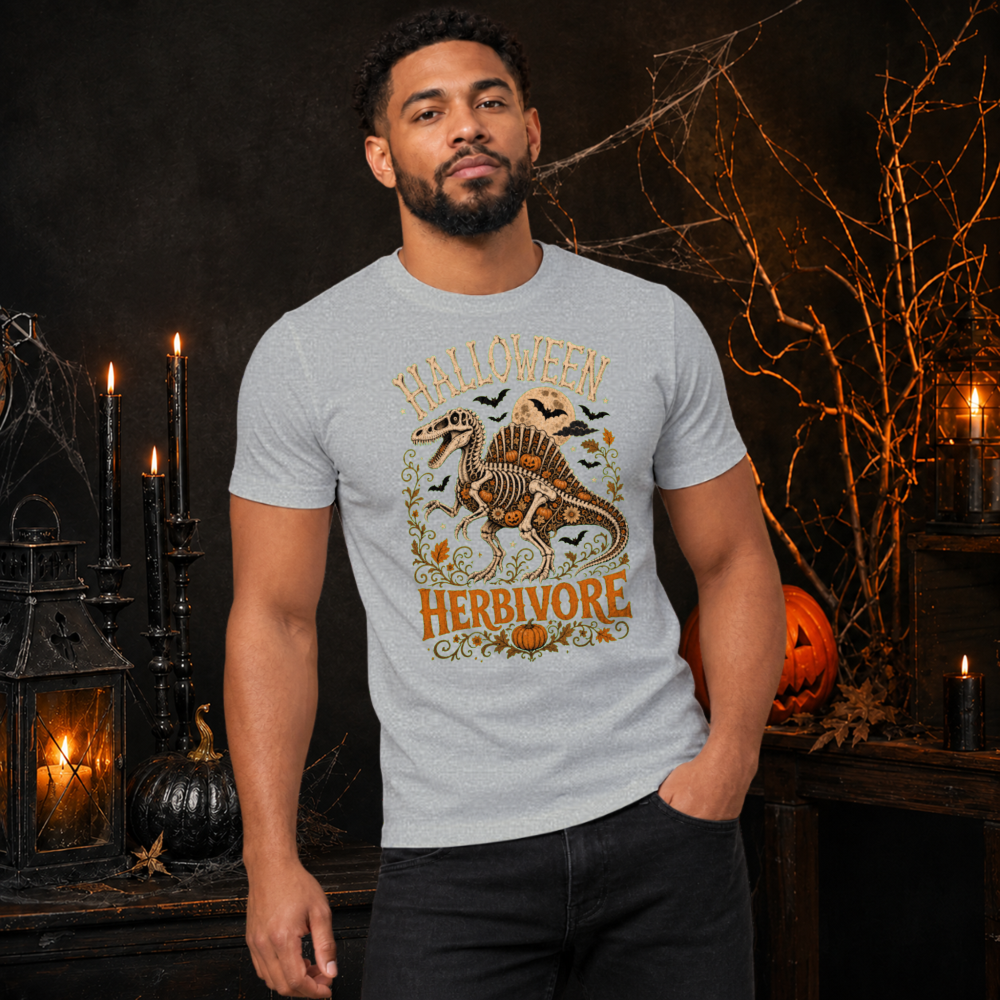 Halloween Herbivore Vintage Spinosaurus T-Shirt