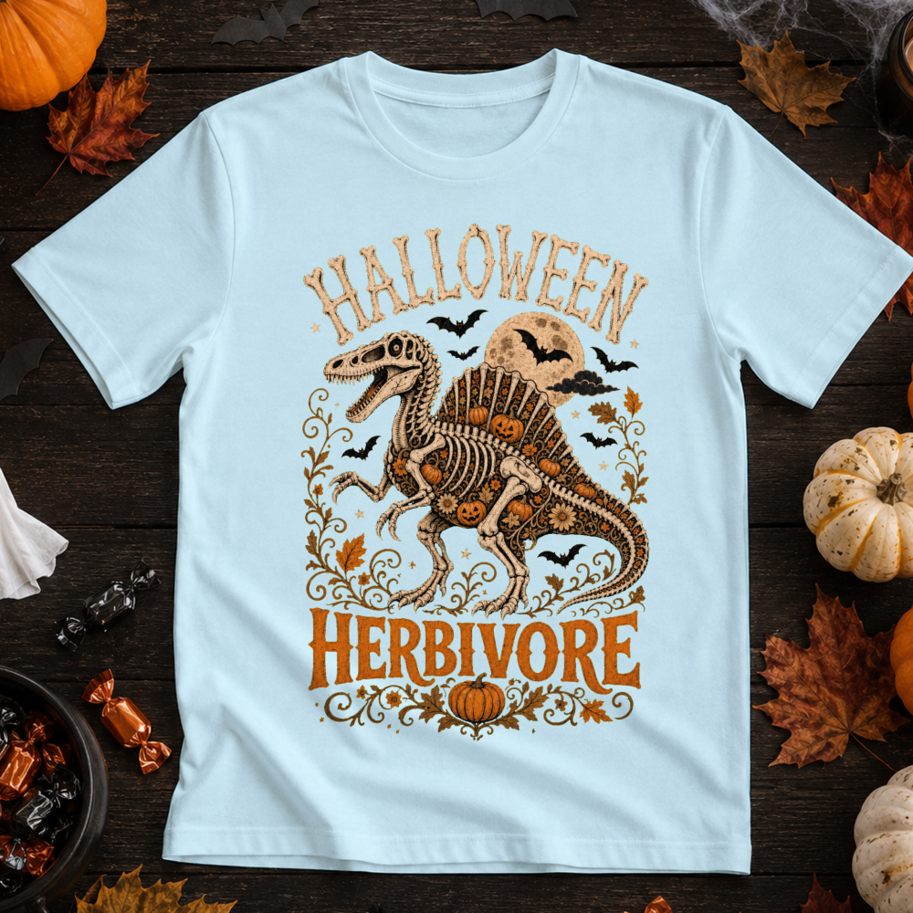 Halloween Herbivore Vintage Spinosaurus T-Shirt
