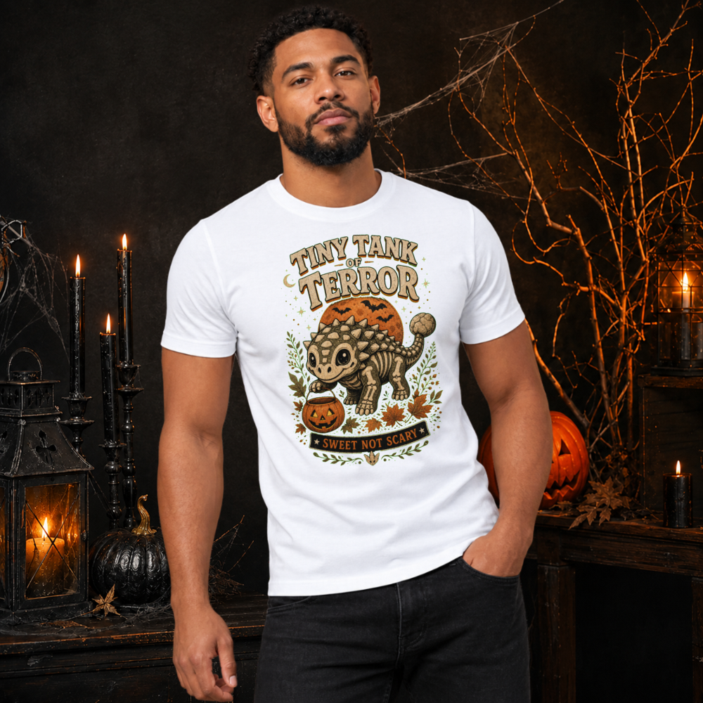 Tiny Tank of Terror Vintage Dinosaur T-Shirt
