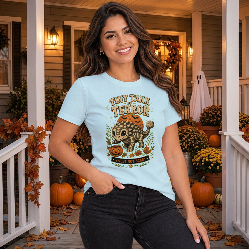 Tiny Tank of Terror Vintage Dinosaur T-Shirt