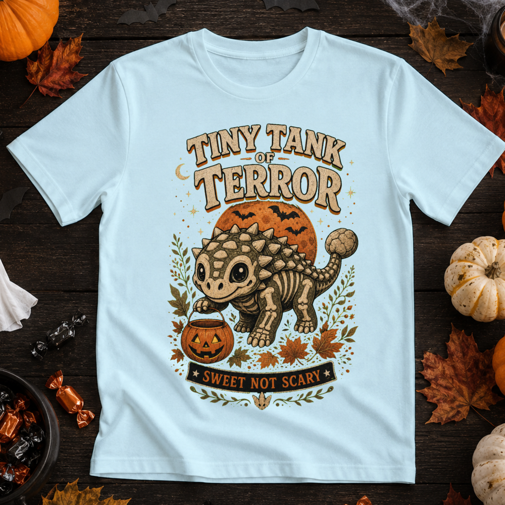 Tiny Tank of Terror Vintage Dinosaur T-Shirt