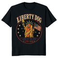 Patriotic Hot Dog Graphic T-Shirt