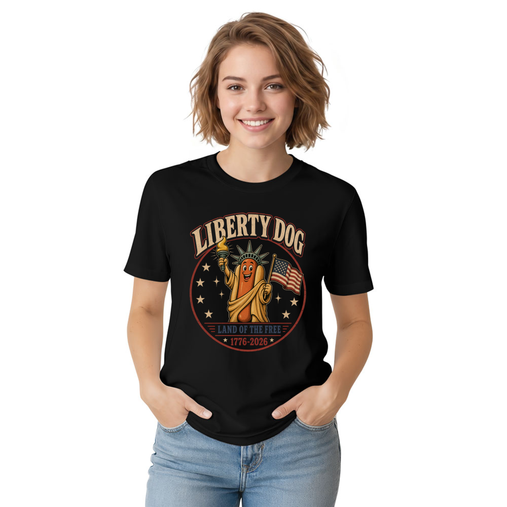 Patriotic Hot Dog 4th Of July Toddler 250 Years America USA BBQ Independence Day Summer Cookout Funny Cute Kids Boys Girls T-Shirt