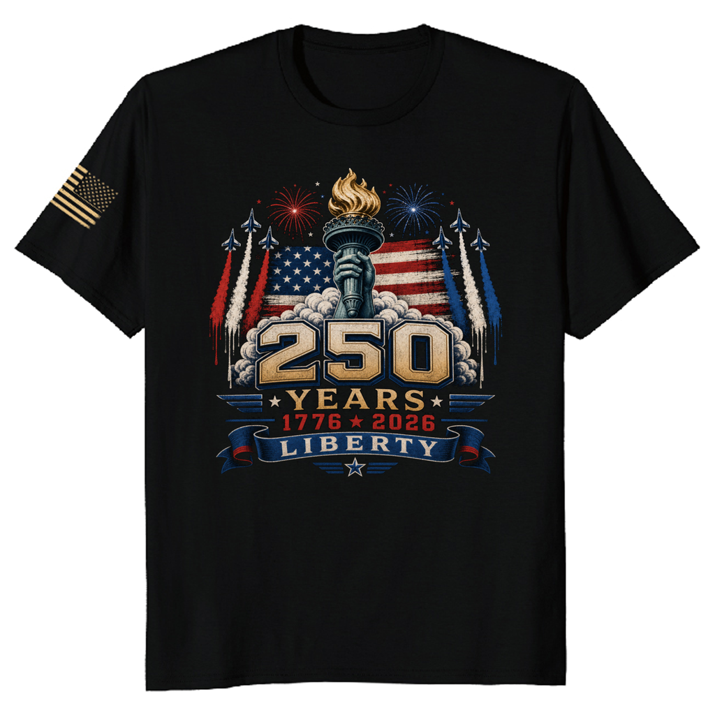 Patriotic Basic Graphic T-Shirt
