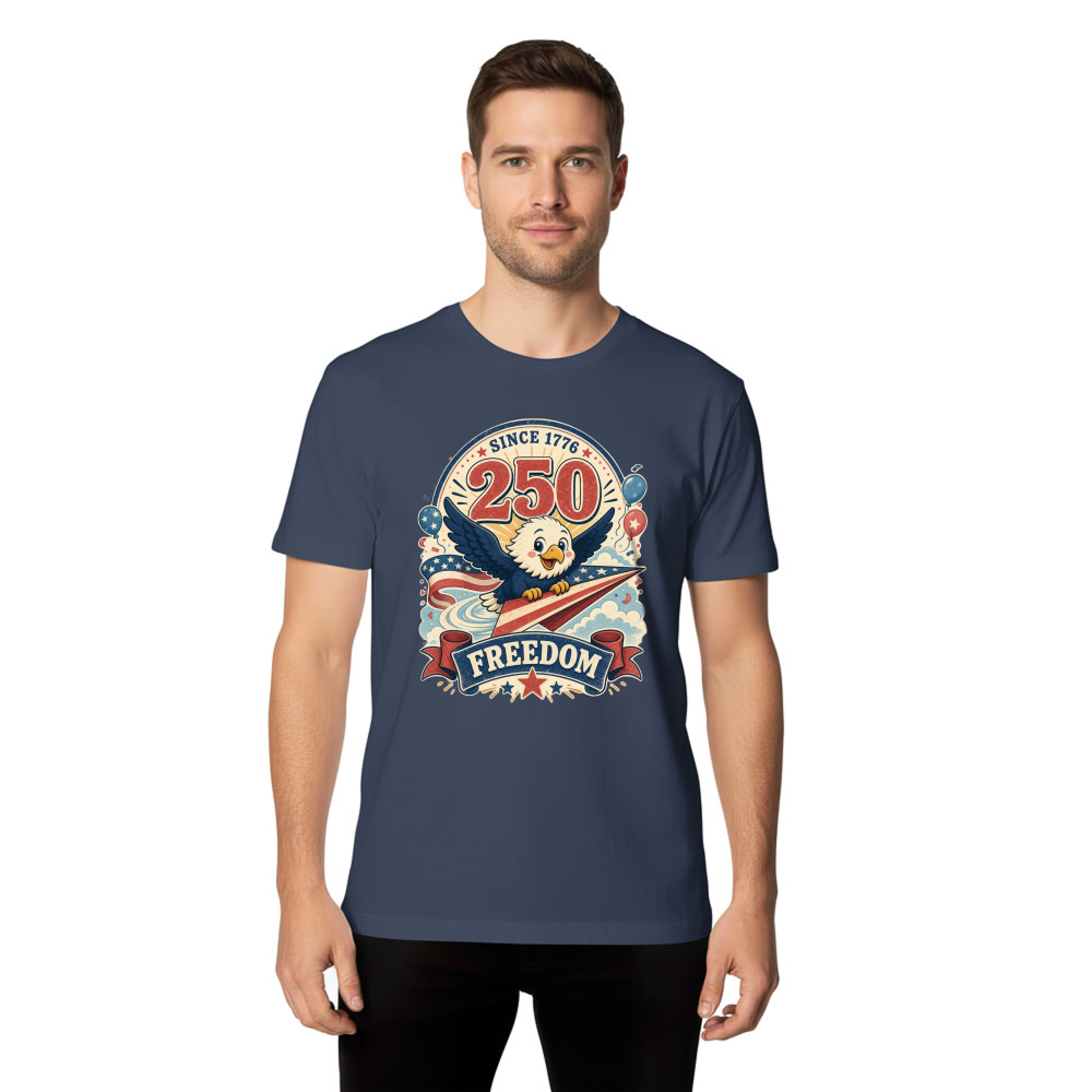 Cute Cartoon Eagles Graphic T-Shirt