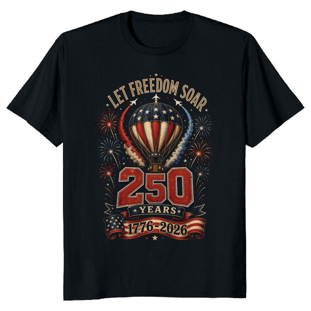 Patriotic Basic Graphic T-Shirt