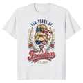 Girly Patriotic Graphic T-Shirt