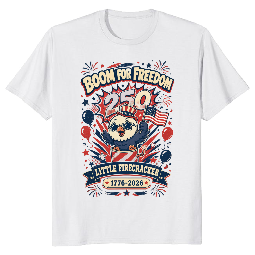 Cute Cartoon Eagles Graphic T-Shirt