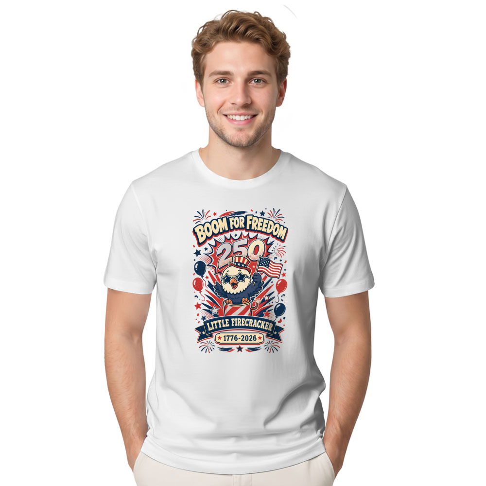 Cute Cartoon Eagles Graphic T-Shirt