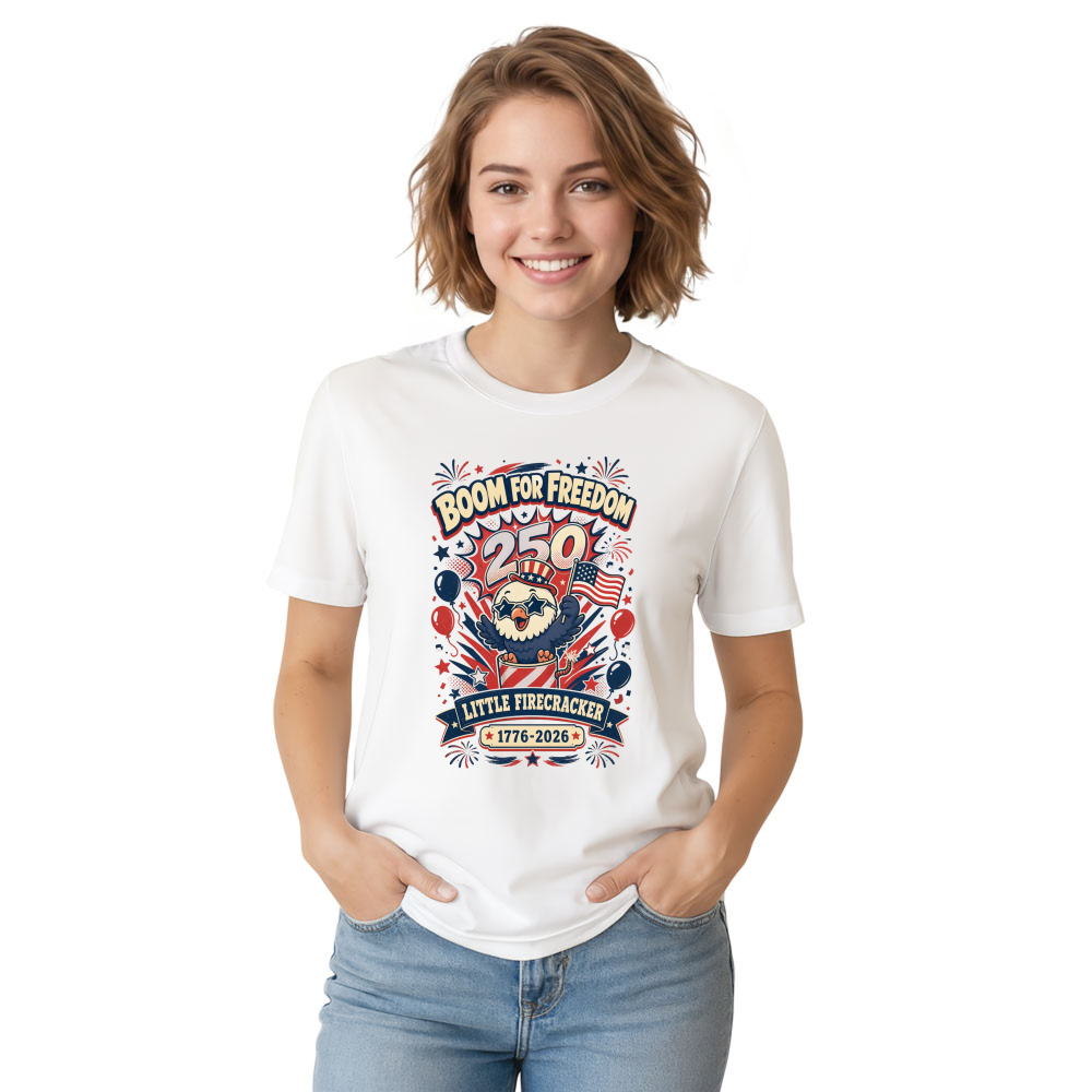 Cute Cartoon Eagles Graphic T-Shirt