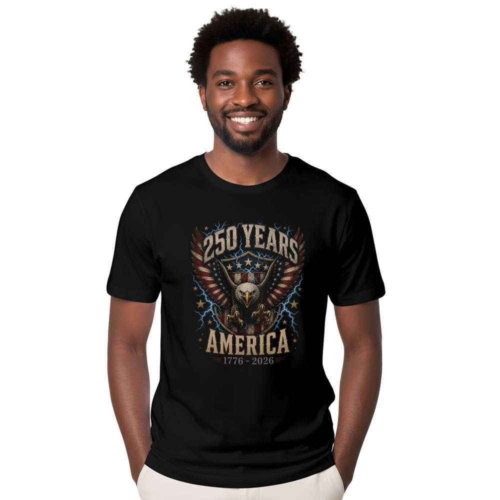 Patriotic Cool Eagles Graphic T-Shirt
