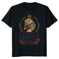 Patriotic Girly Americana Graphic T-Shirt
