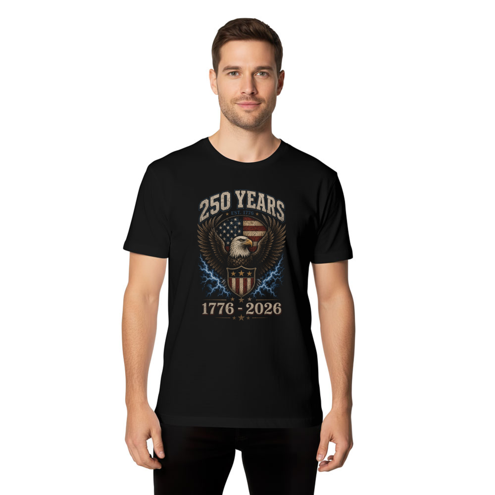 Patriotic Cool Eagles Graphic T-Shirt