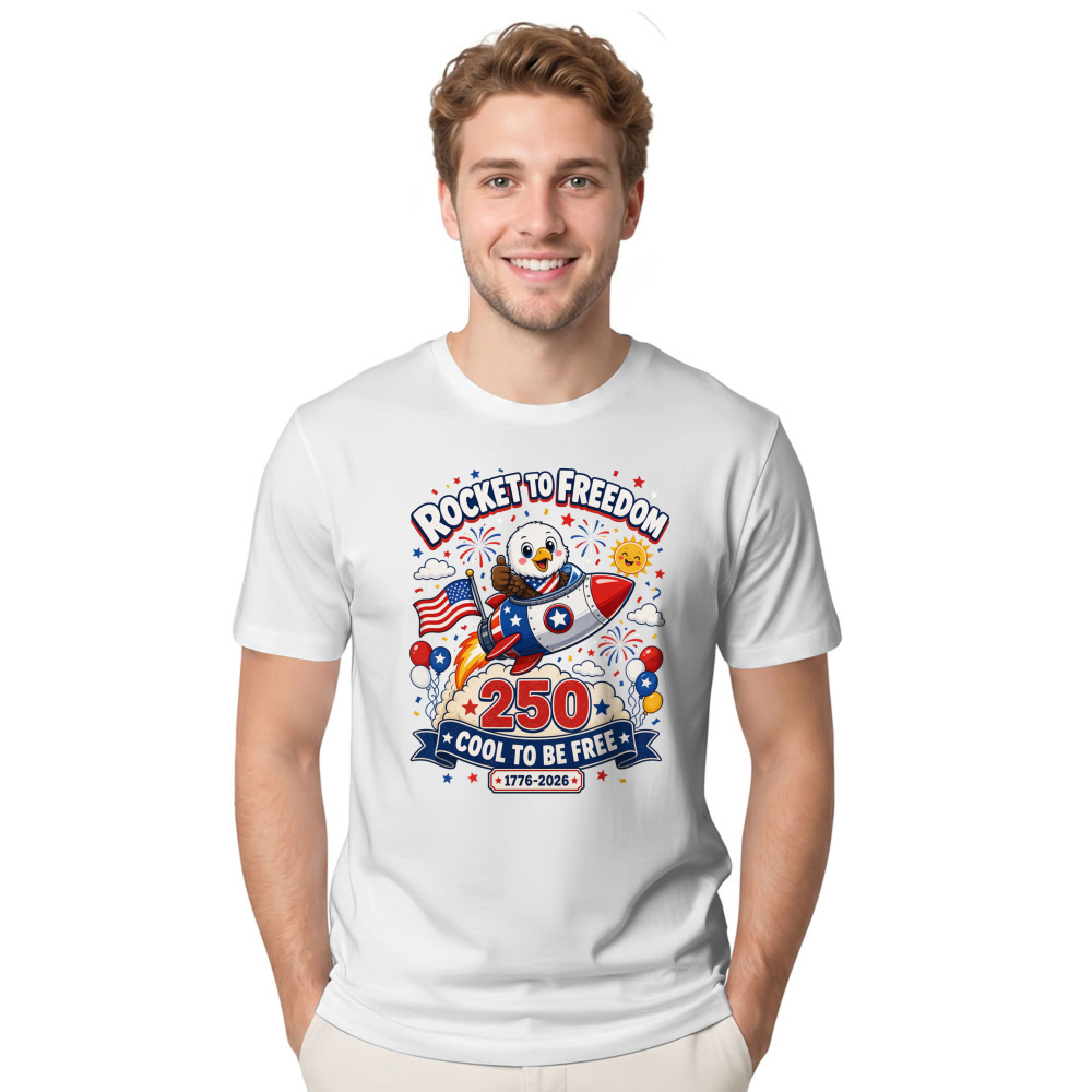 Cartoon Cute Eagles Graphic T-Shirt