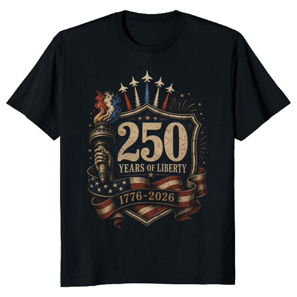 Patriotic Basic Graphic T-Shirt