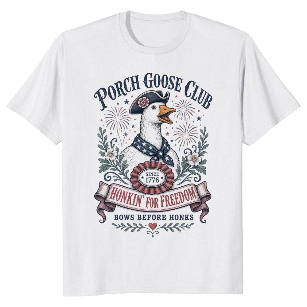 Goose Club Cottagecore Goose Graphic T-Shirt