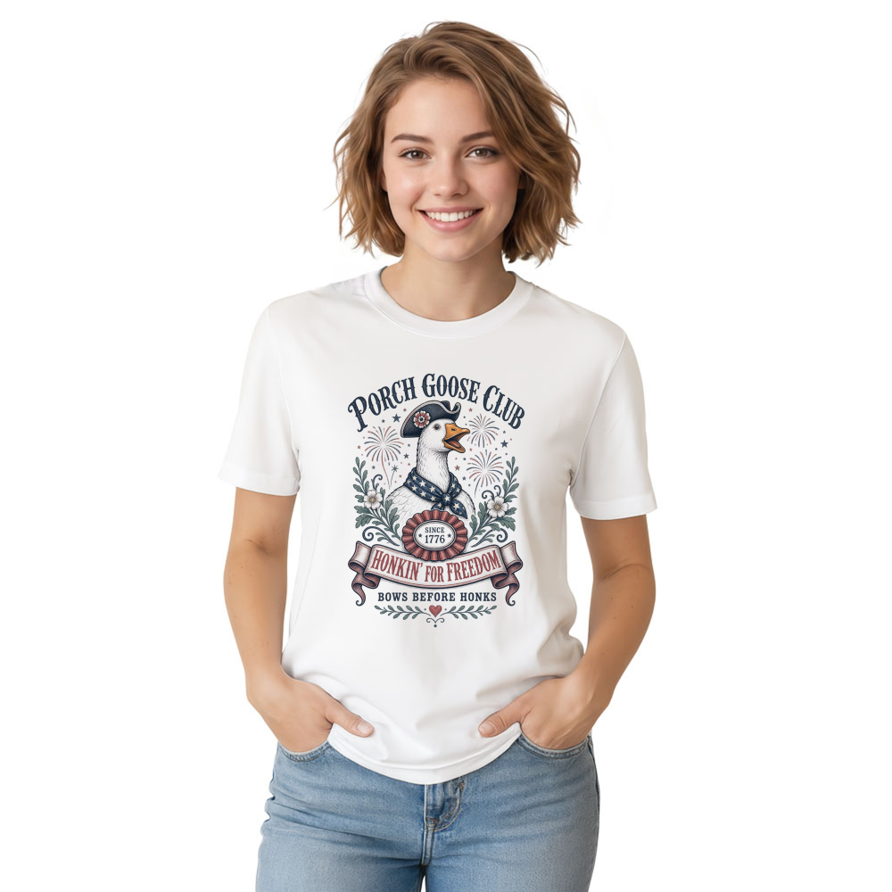 Goose Club Cottagecore Goose Graphic T-Shirt