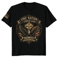 Patriotic Cross Graphic T-Shirt