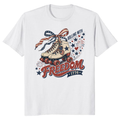 Patriotic Girly Americana Graphic T-Shirt