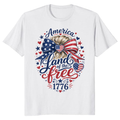 Girly Patriotic Celebration Graphic T-Shirt