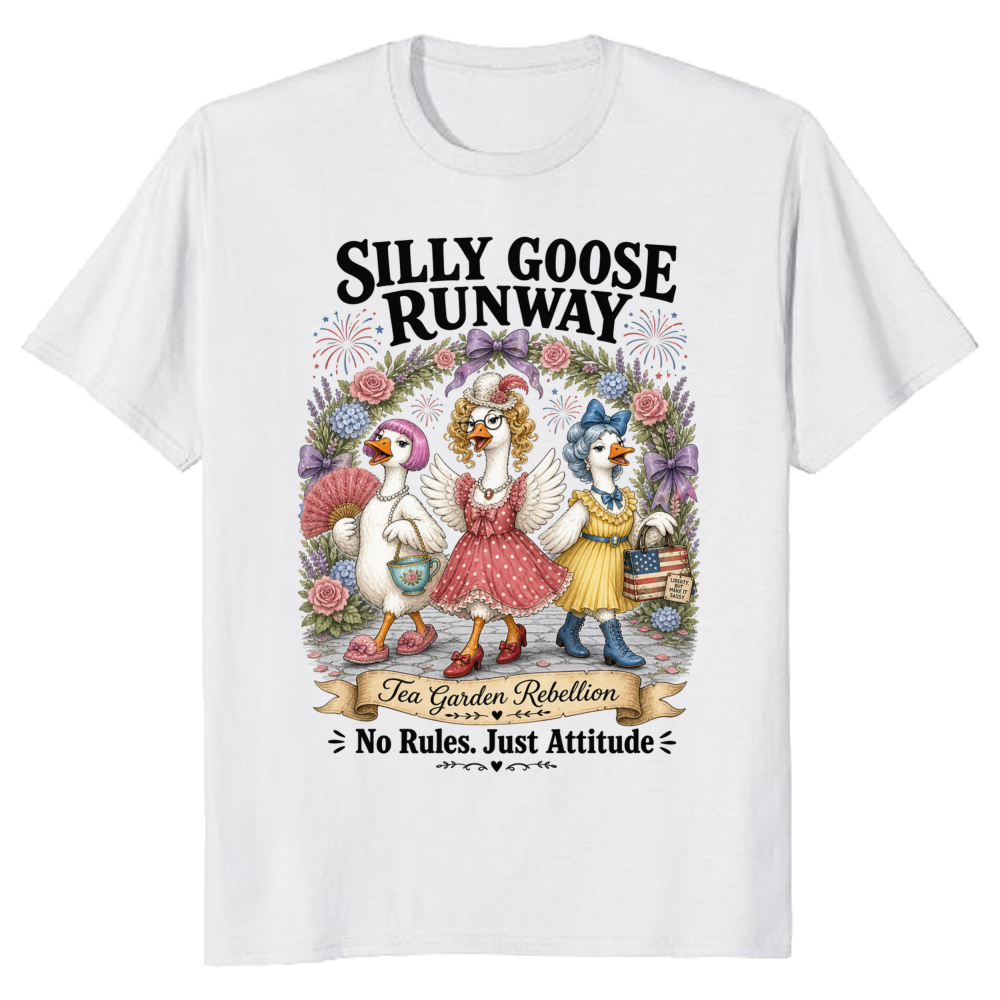 Cottagecore Goose Club Graphic T-Shirt