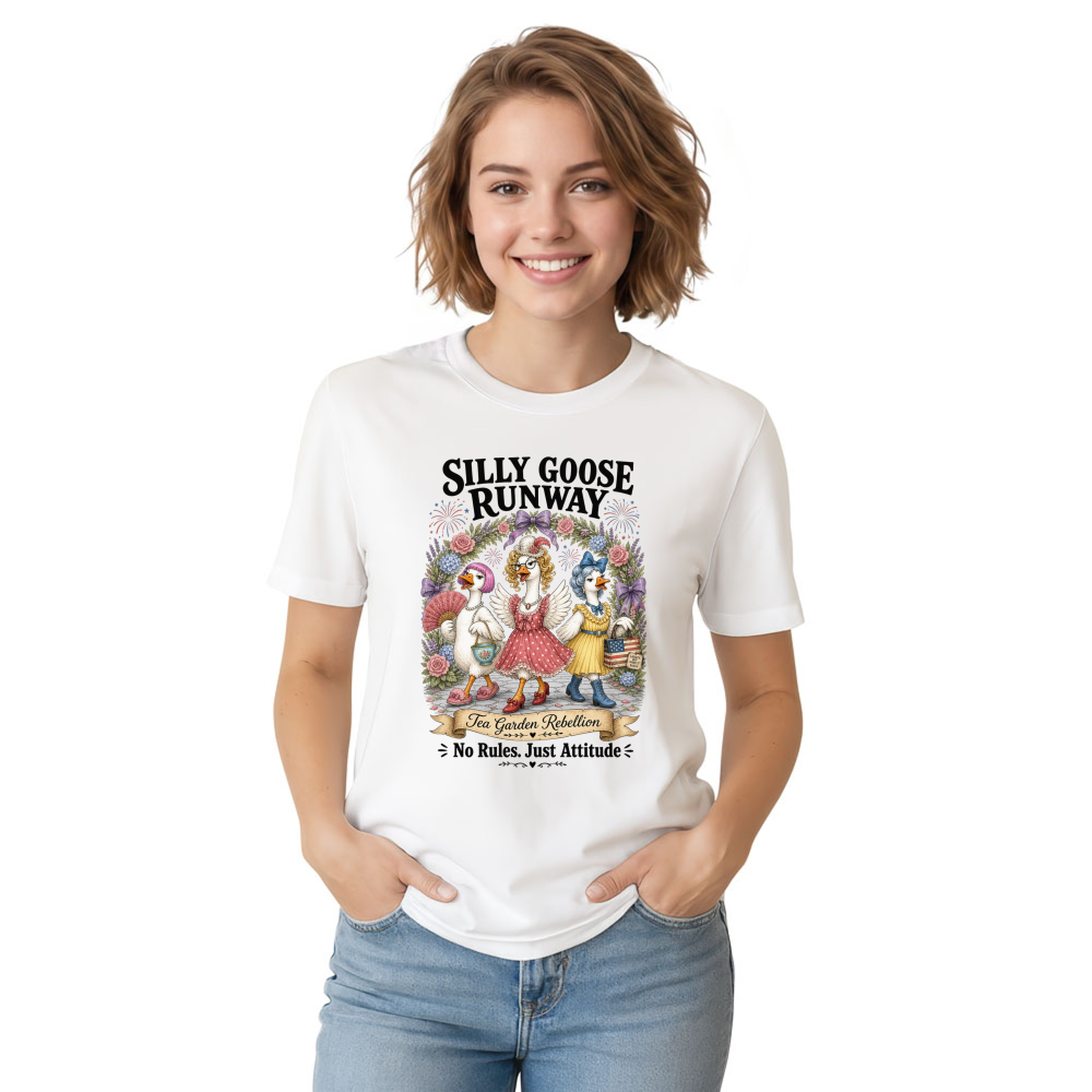Cottagecore Goose Club Graphic T-Shirt