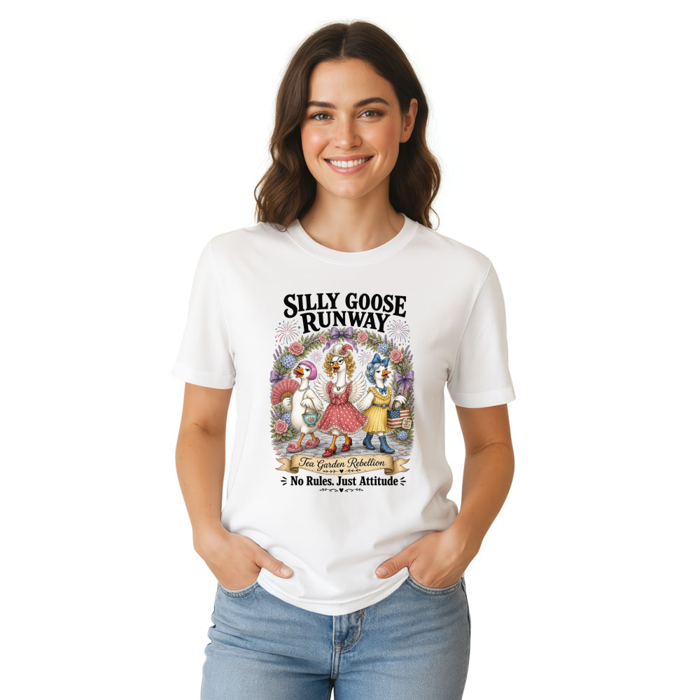 Cottagecore Goose Club Graphic T-Shirt