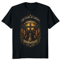 Patriotic Cross Graphic T-Shirt