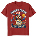 Cute Cartoon Eagles Graphic T-Shirt