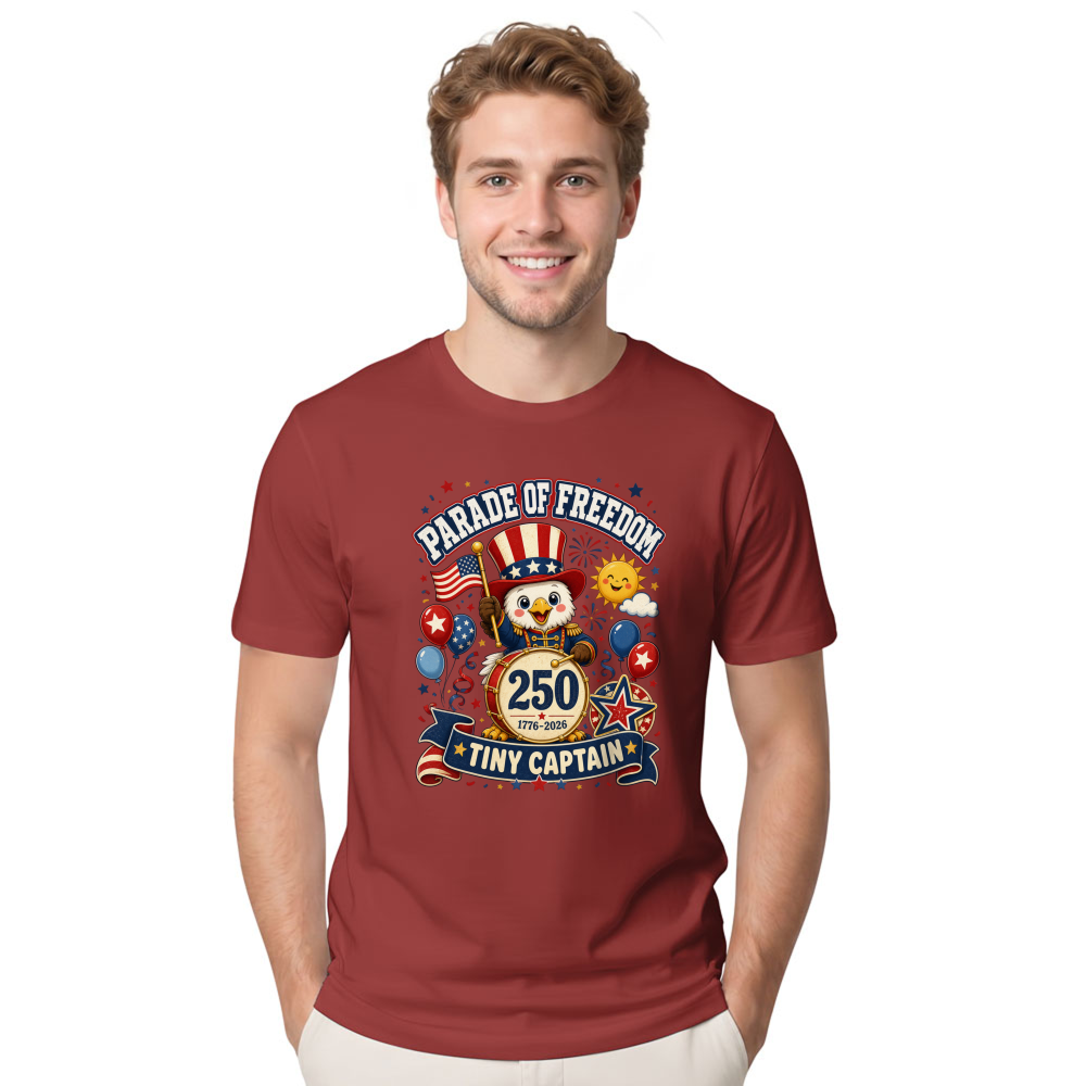 Cute Cartoon Eagles Graphic T-Shirt