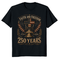 Patriotic Cross Graphic T-Shirt