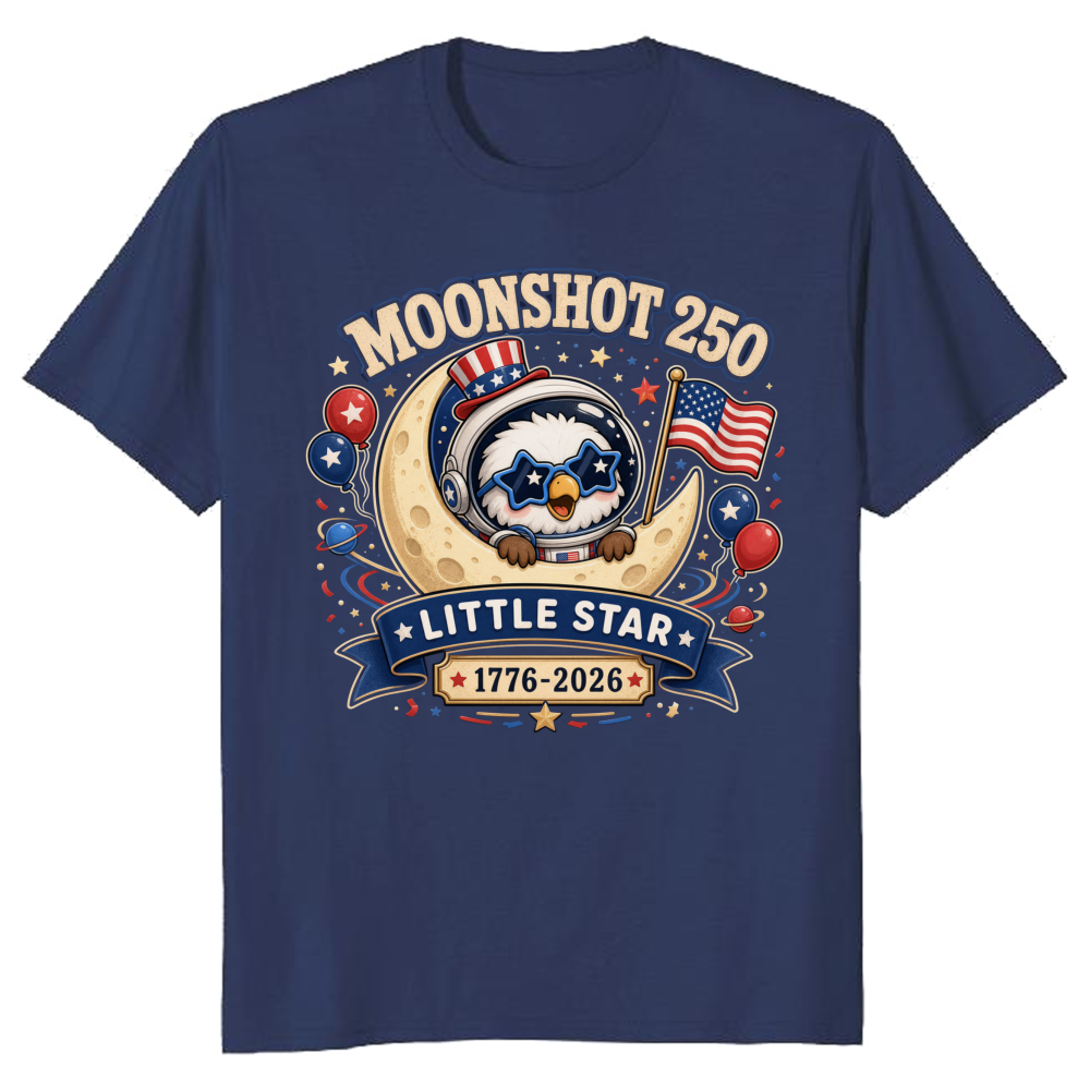 Cute Cartoon Eagles Graphic T-Shirt