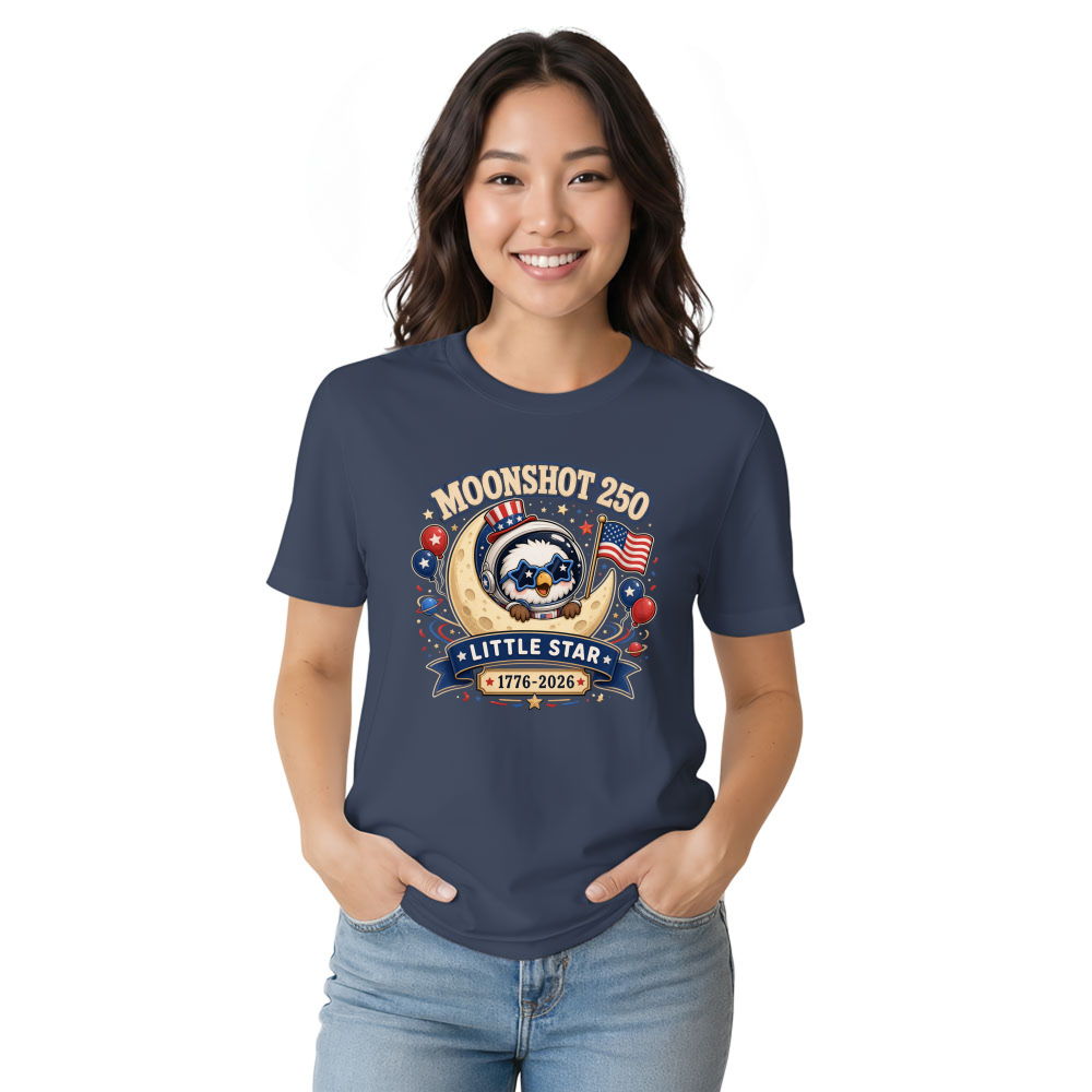 Cute Cartoon Eagles Graphic T-Shirt