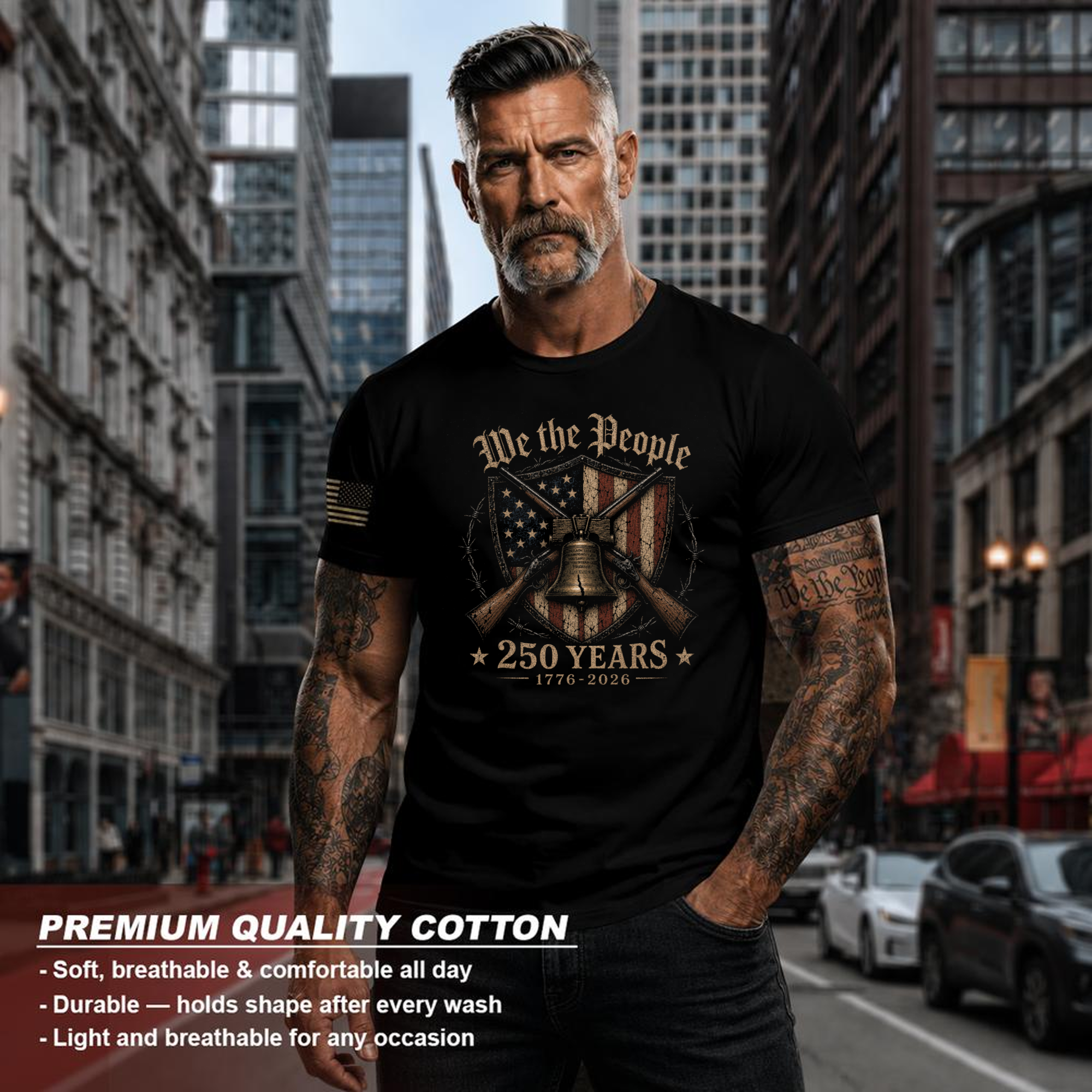 Patriotic Graphic T-Shirt