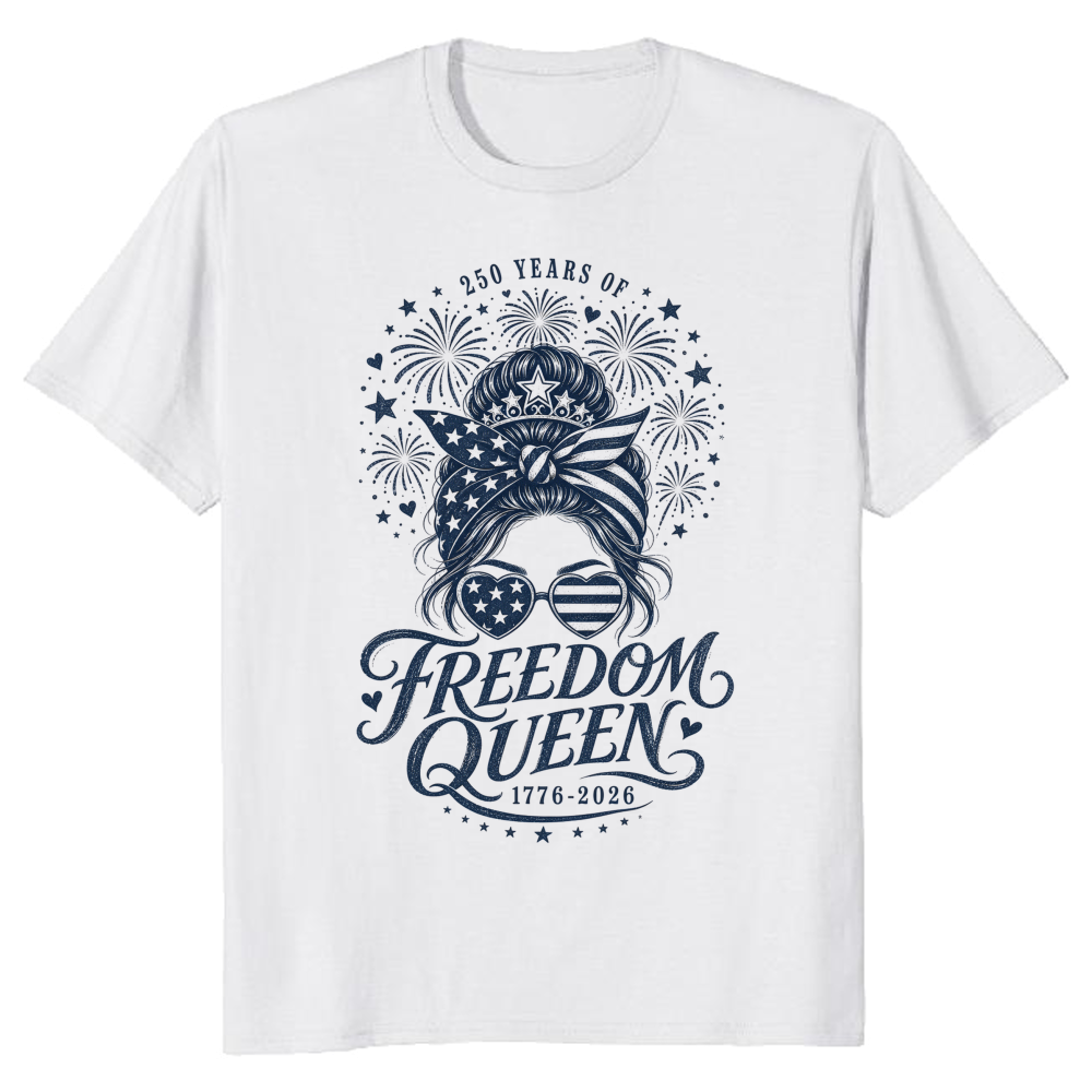 Patriotic Girly Graphic T-Shirt