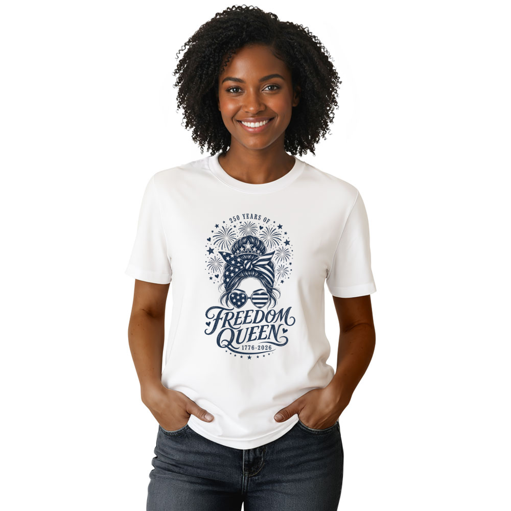 Patriotic Girly Graphic T-Shirt