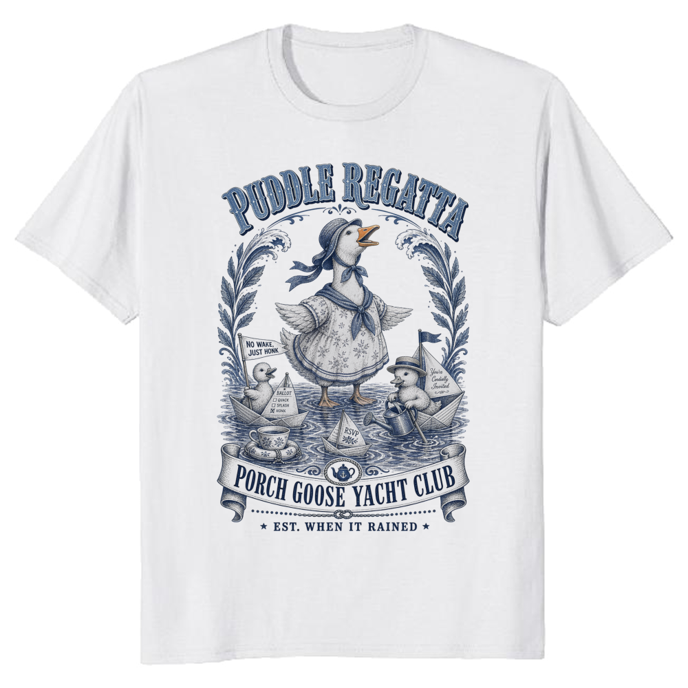 Goose Club Cute Goose Graphic T-Shirt