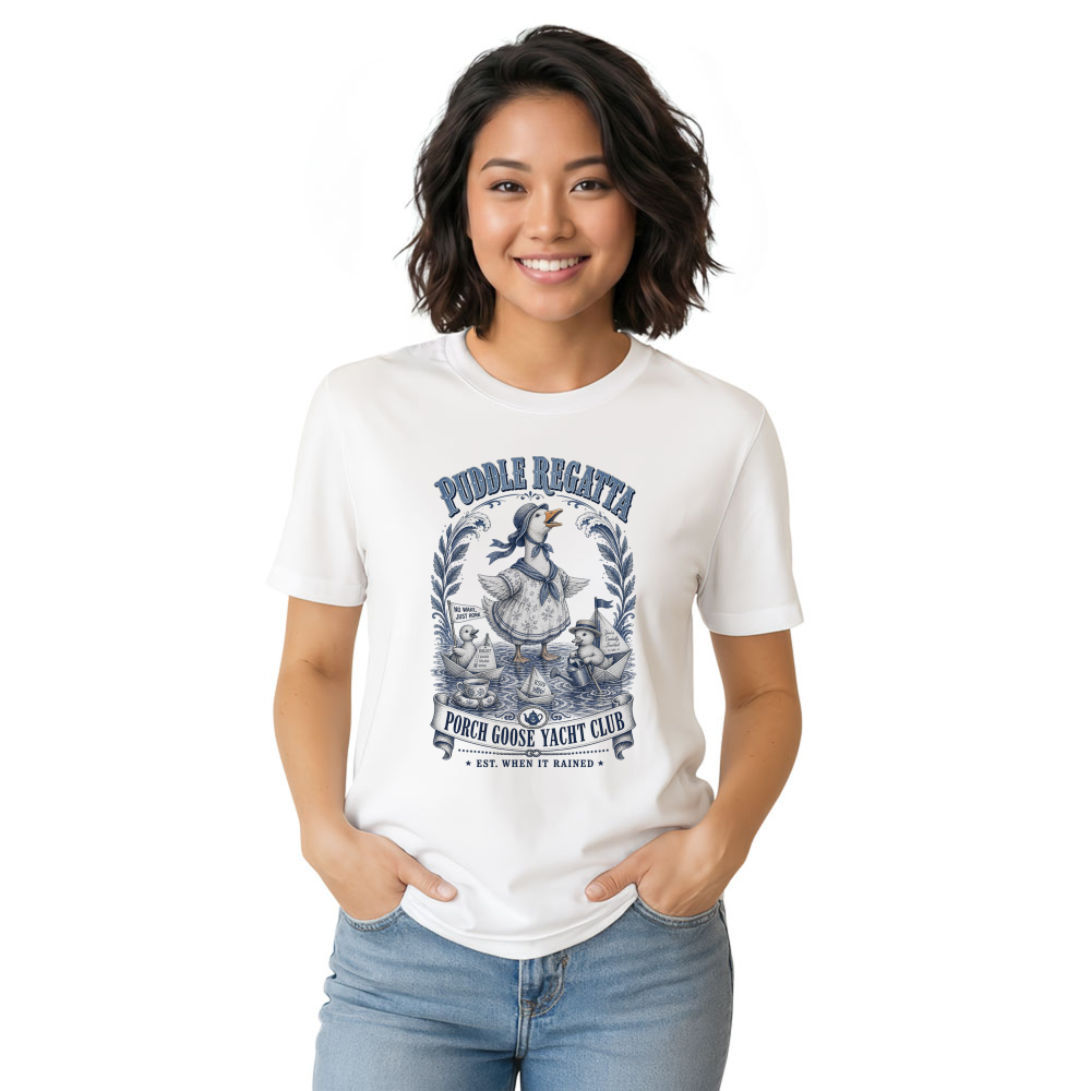 Goose Club Cute Goose Graphic T-Shirt