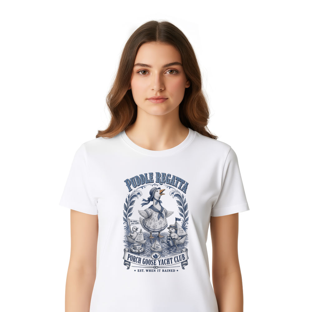 Goose Club Cute Goose Graphic T-Shirt