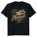 Pretty Flag 250th Anniversary Patriotic Graphic T-Shirt