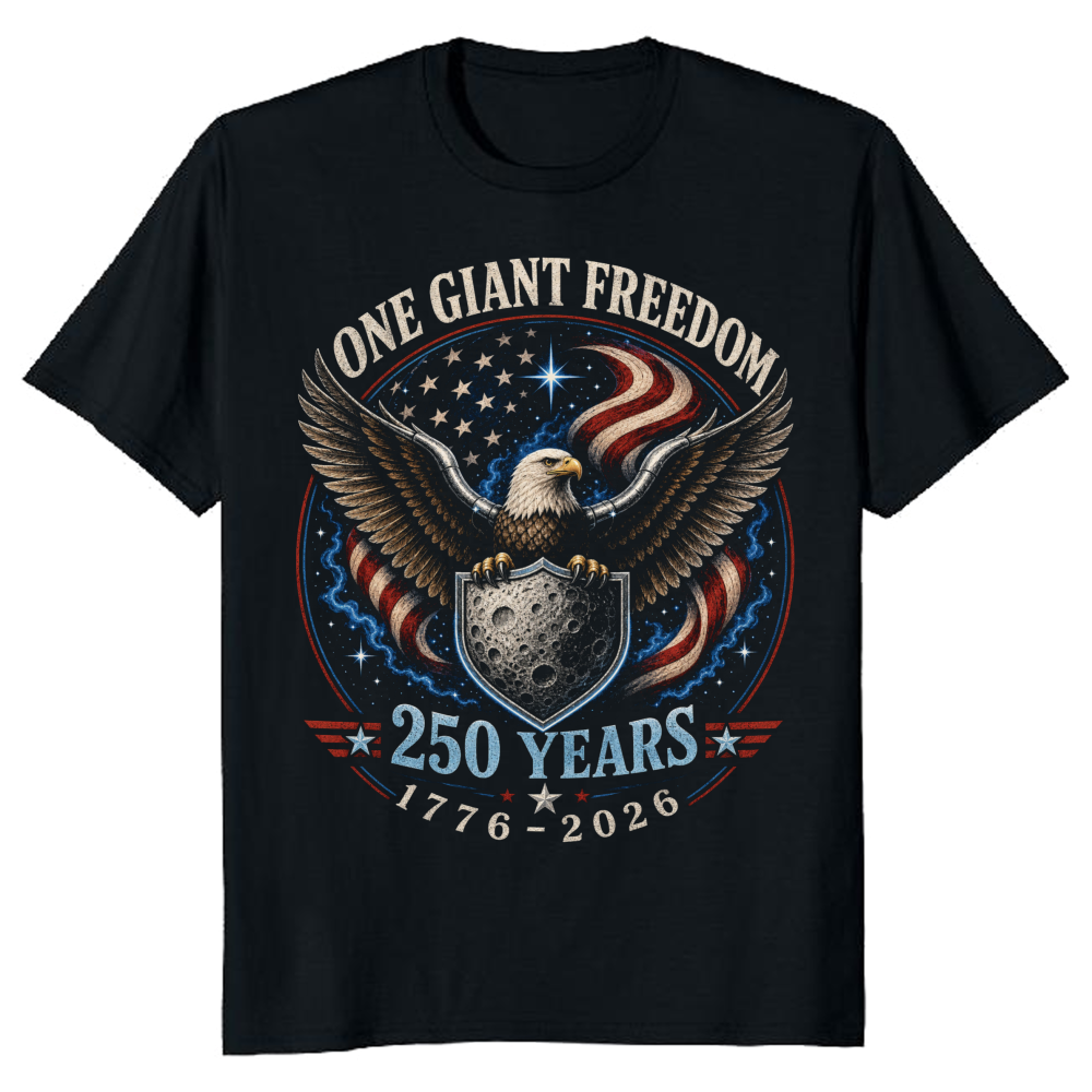 Vintage Patriotic Cool Eagle Sunglasses Flag Graphic T-Shirt
