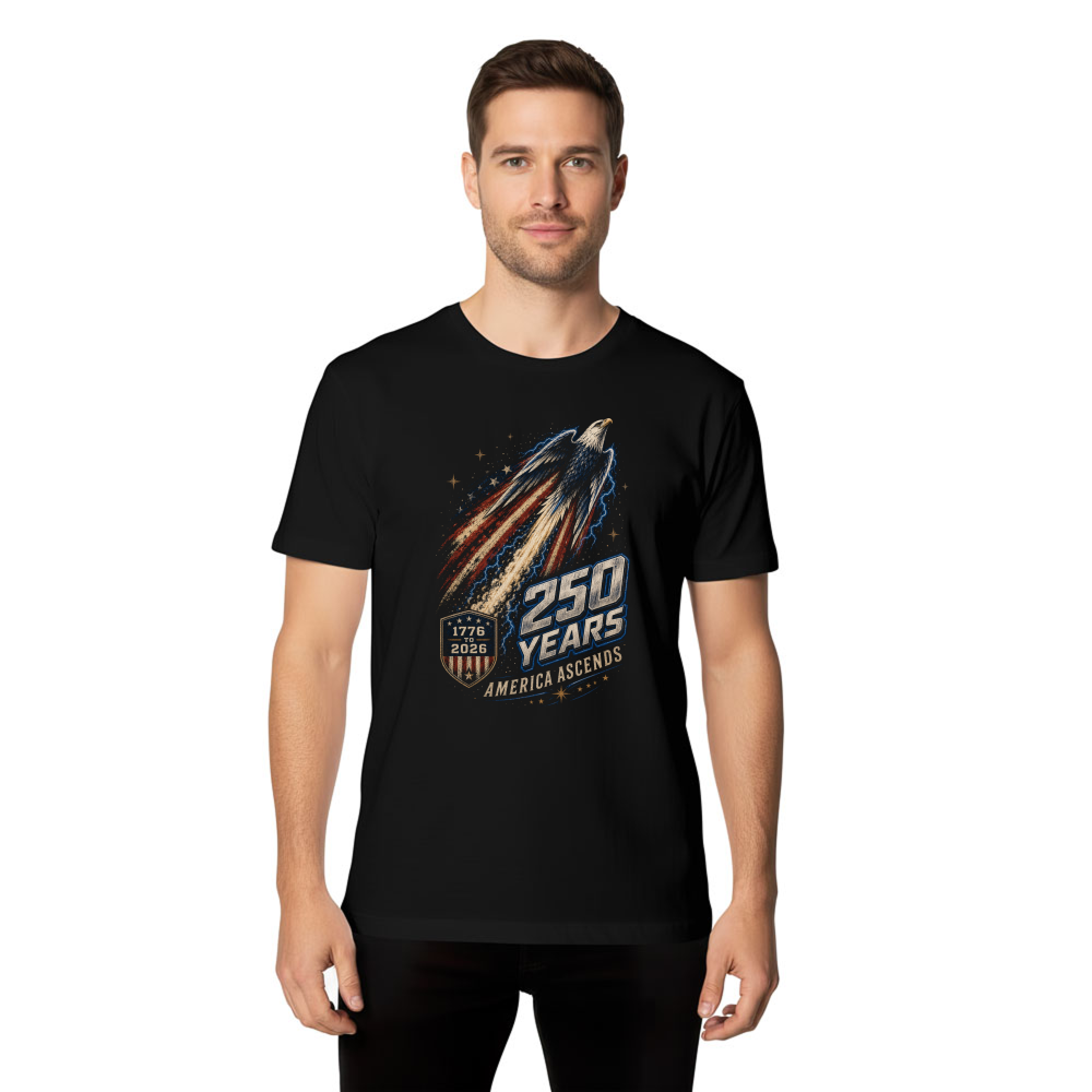 Patriotic Cool Eagles Graphic T-Shirt