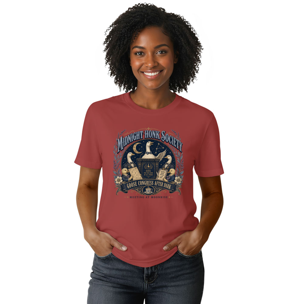 Goose Club Farm Bird Graphic T-Shirt