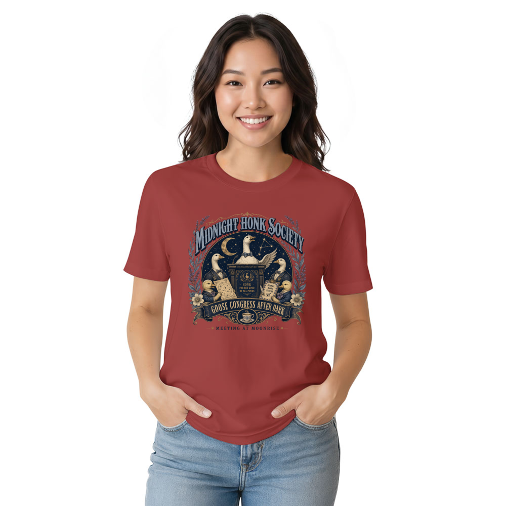 Goose Club Farm Bird Graphic T-Shirt
