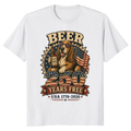 Patriotic Dog USA Flag Graphic T-Shirt