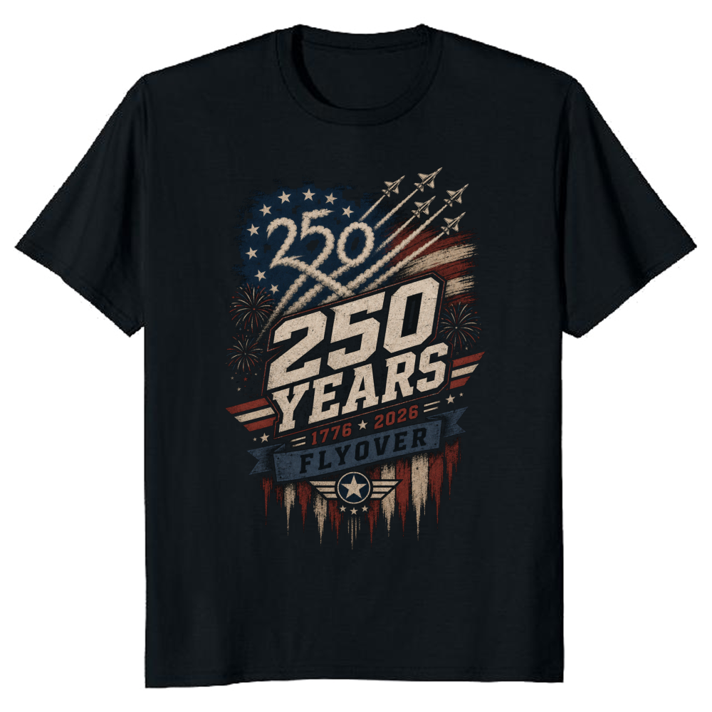 Patriotic Basic Graphic T-Shirt