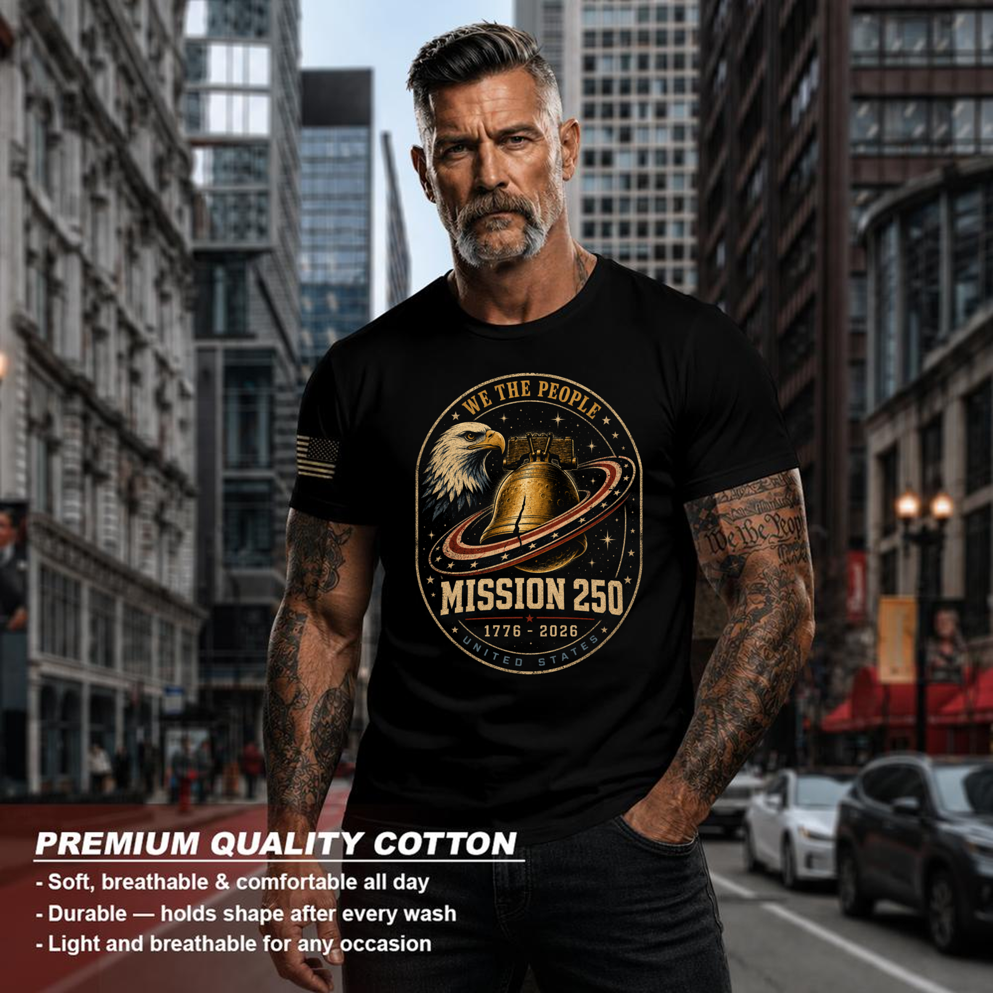 Patriotic Graphic T-Shirt