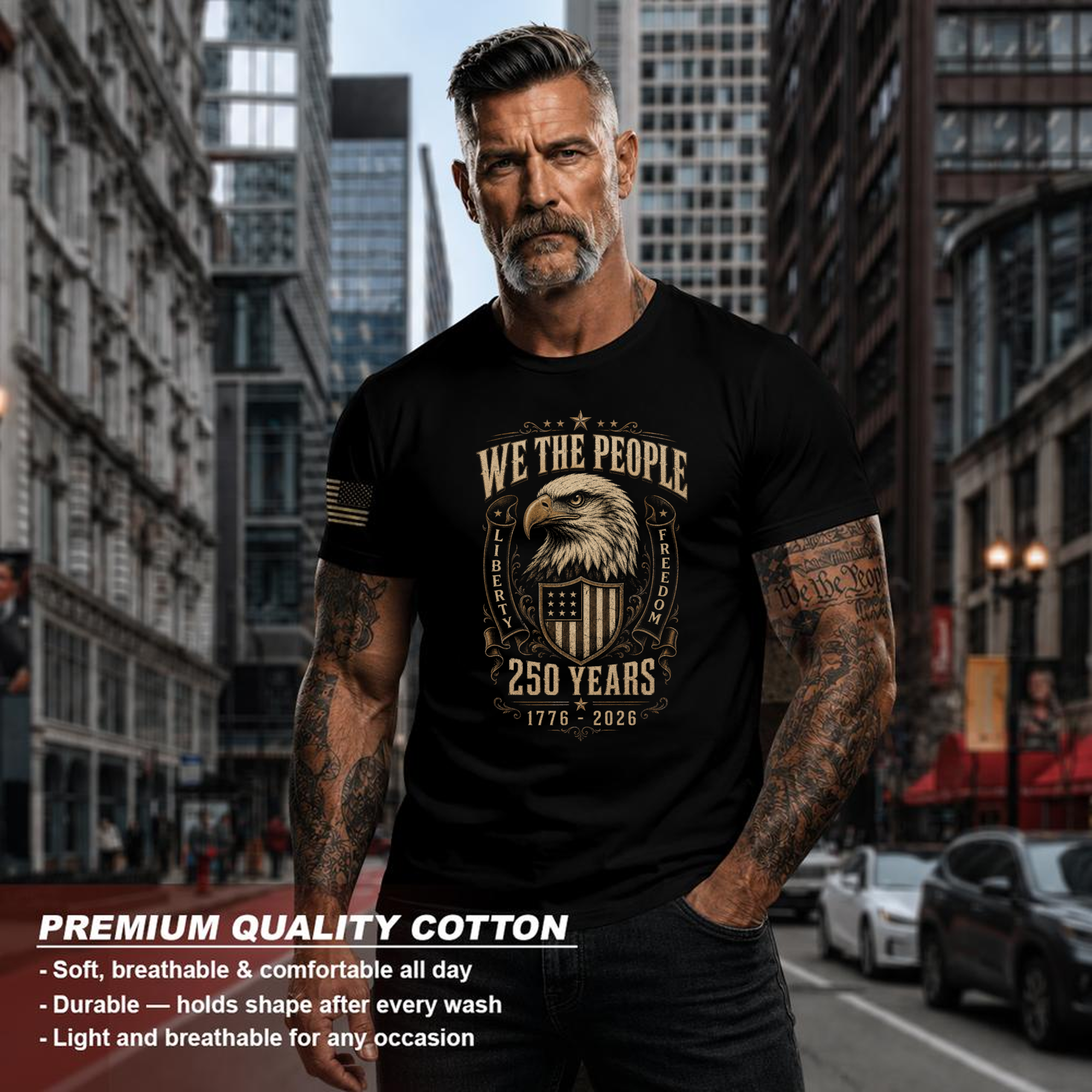 Patriotic Graphic T-Shirt