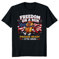 Patriotic Hotdog 4th Of July 250 Years America USA Kids BBQ Independence Day Summer Cookout Family Fireworks Funny Cute Celebration T-Shirt
